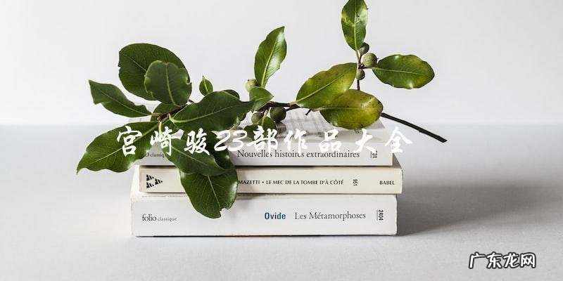 宫崎骏23部作品大全