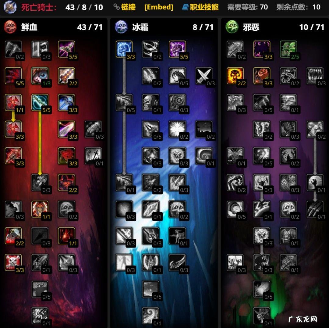 80级冰dkpvp天赋加点 冰dkpvp天赋怎么点