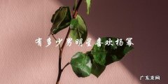 这个男明星喜欢杨幂，你猜是谁？