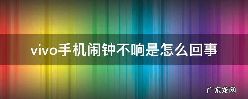 vivo手机闹钟不响是怎么回事 vivo关机闹钟不响怎么解决