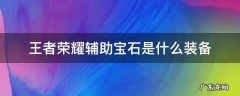 王者辅助宝石有哪些 王者荣耀辅助宝石是什么装备