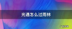 光遇怎么过雨林隐藏地图 光遇怎么过雨林