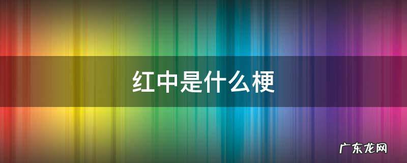 红中的意思 红中是什么梗