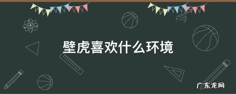 壁虎喜欢的生存环境 壁虎喜欢什么环境