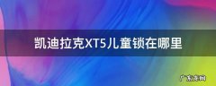 凯迪拉克xt5儿童锁功能 凯迪拉克XT5儿童锁在哪里