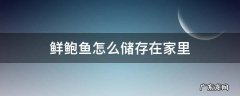 鲜鲍鱼怎么储存在家里 新鲜鲍鱼回家怎么存放