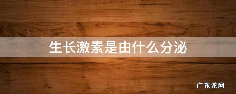 生长激素是由什么分泌的能调节人体的什么 生长激素是由什么分泌