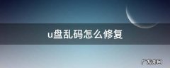 u盘乱码怎么恢复 u盘乱码怎么修复