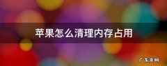 苹果怎么清理内存占用 苹果如何清理内存