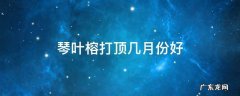琴叶榕什么季节打顶 琴叶榕打顶几月份好