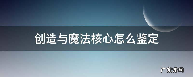 创造与魔法核心怎么鉴定 创造与魔法怎样鉴定核心