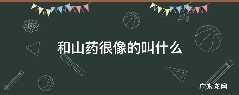 和山药很像的叫什么 和山药很像的叫什么水果