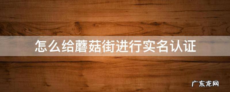 怎么给蘑菇街进行实名认证 蘑菇街怎么登录
