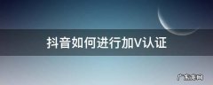 抖音申请蓝v认证怎么设置 抖音如何进行加V认证