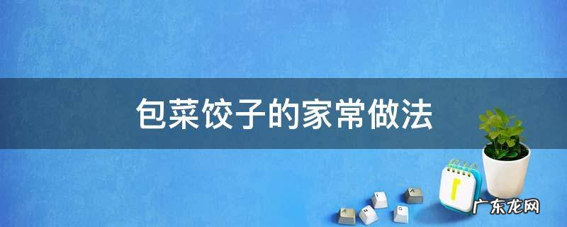 菜包饺的做法大全 包菜饺子的家常做法