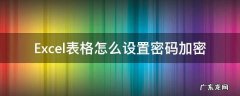 excel表格加密码怎么设置密码 Excel表格怎么设置密码加密