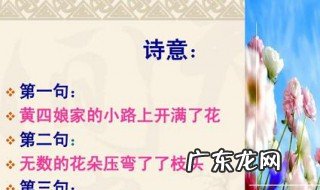 《江畔独步寻花》诗题是什么意思啊 《江畔独步寻花》诗题是什么意思