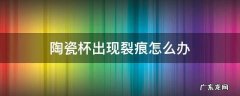 陶瓷杯出现裂痕怎么办 陶瓷杯裂纹了怎么办