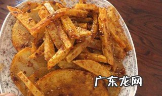 用面炸土豆的做法视频 用面炸土豆的做法