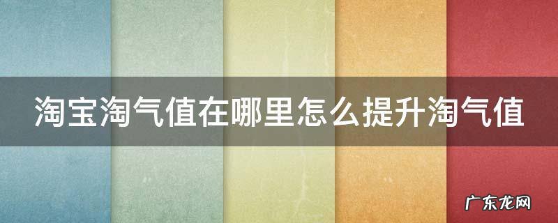 淘宝的淘气值怎么升值 淘宝淘气值在哪里怎么提升淘气值