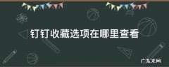 钉钉收藏选项在哪里查看 钉钉收藏的东西在哪里看