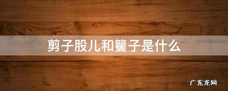 剪子股儿是什么东西 剪子股儿和籰子是什么