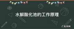 水解酸化池的工作原理 水解酸化池的工作原理主要是应用了微生物厌氧的