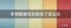 车钥匙被洗衣机洗了怎么办 奔驰车钥匙被洗衣机洗了怎么办