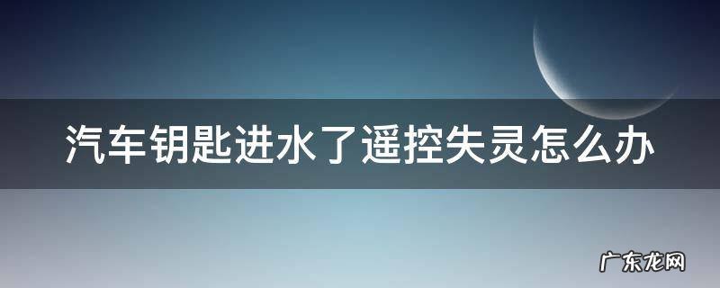 车钥匙被洗衣机洗了怎么办 汽车钥匙进水了遥控失灵怎么办