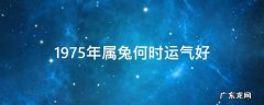 1975年属兔什么时候运气好 1975年属兔何时运气好
