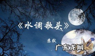 水调歌头 主题思想 水调歌头的主题思想是什么