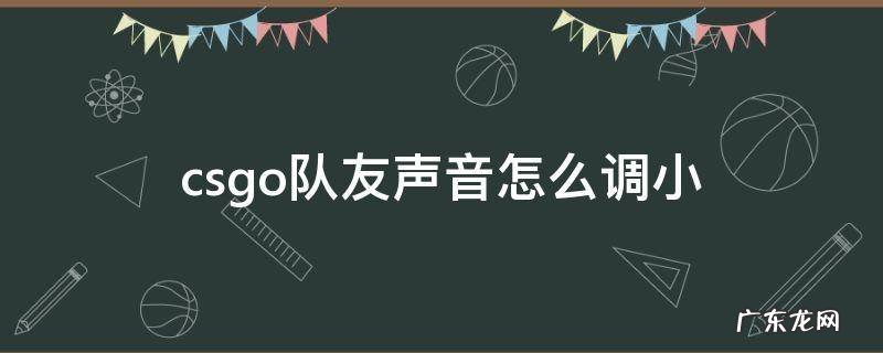 csgo队友声音怎么调小 csgo队友音量怎么调小