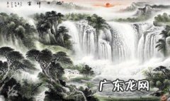 有山有水有树的山水画 有山有水有树的画寓意