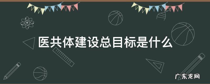 医共体建设主要内容 医共体建设总目标是什么