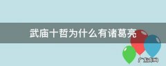 武庙十哲有诸葛亮么 武庙十哲为什么有诸葛亮