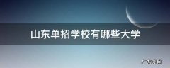 山东单招学校有哪些大学 山东单招学校有哪些大学容易升本