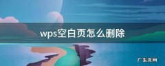 wps空白页怎么删除不掉,有分页符 wps空白页怎么删除