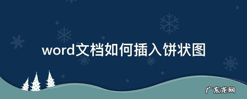 怎样在word文档中添加饼状图 word文档如何插入饼状图