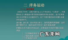 洋务运动时间是哪一年 洋务运动时间