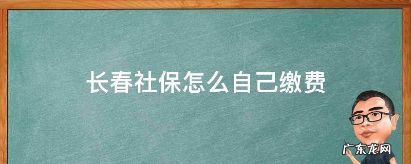 长春社保卡怎么缴费 长春社保怎么自己缴费