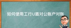 如何使用工行U盾对公账户对账 工行u盾公对公账户转账流程