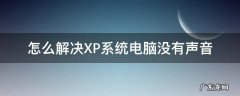 怎么解决XP系统电脑没有声音 xp系统怎么没有声音怎么办