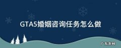 gta5婚姻咨询触发不了 GTA5婚姻咨询任务怎么做