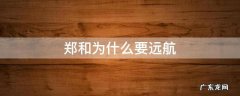郑和的远航产生了怎样的影响 郑和为什么要远航