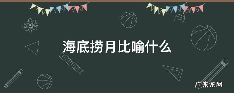 海底捞月比喻什么 海底捞月比喻什么动物