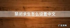 禁闭求生怎么设置中文 禁闭求生支持中文吗