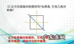 正方形有几条对称轴二年级下册 正方形有几条对称轴