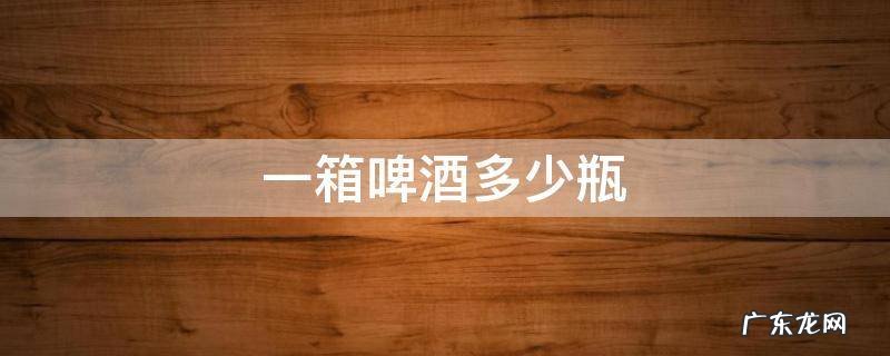 一箱啤酒多少瓶多少钱 一箱啤酒多少瓶