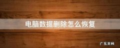 电脑数据删除怎么恢复 电脑如何恢复已删除的文件
