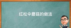 红松伞蘑菇的做法视频 红松伞蘑菇的做法